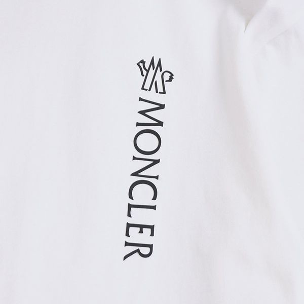 お洒落に♪モンクレール パロディ コットン 半袖 Tシャツ ホワイト mom02543